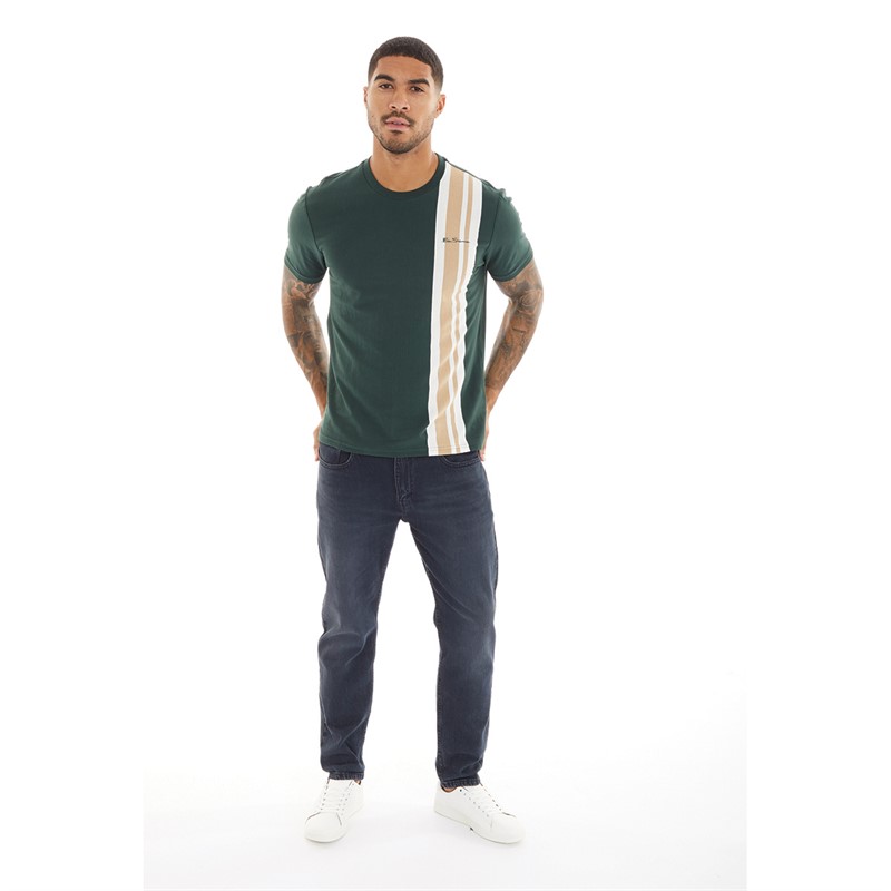 Ben Sherman Mens House Mod T-Shirt Dark Green