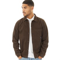 Ben Sherman Mens Cord Trucker Overshirt Brown