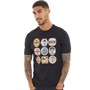 Ben Sherman Mens Beer Mat T-Shirt Black