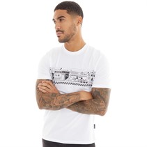 Ben Sherman Mens Street Stripe T-Shirt White