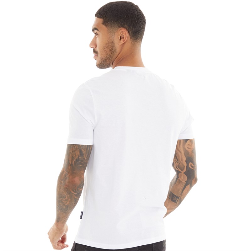 Ben Sherman Mens Street Stripe T-Shirt White