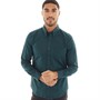 Ben Sherman Herren Gingham Hemd mit langem Arm Grün
