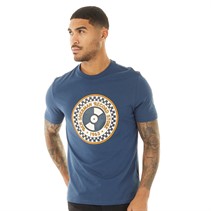 Ben Sherman Mens Record Shop T-Shirt Indigo