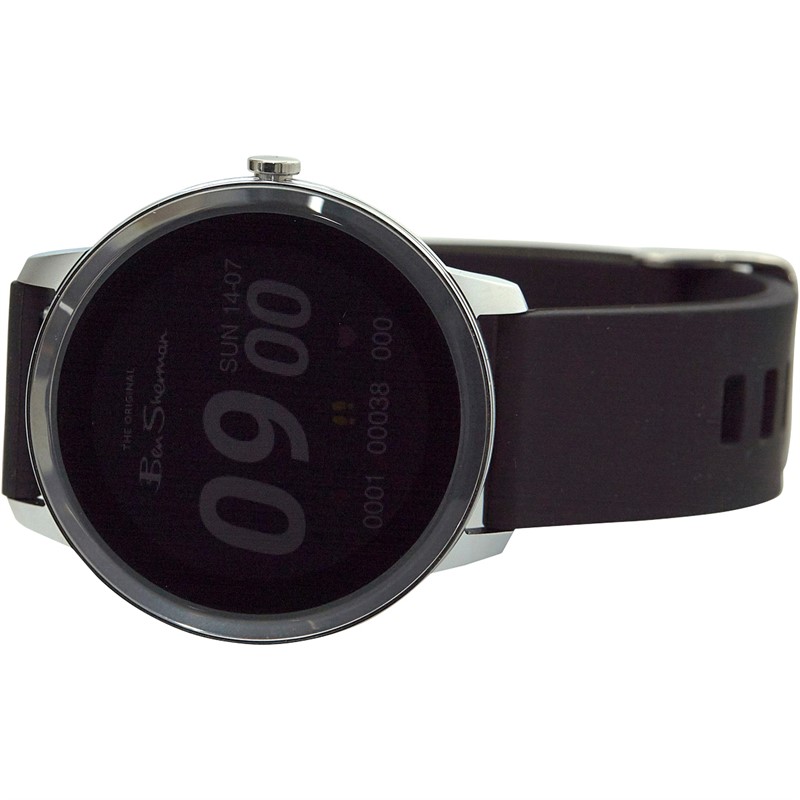Ben Sherman Mens Silicone Smart Watch Black