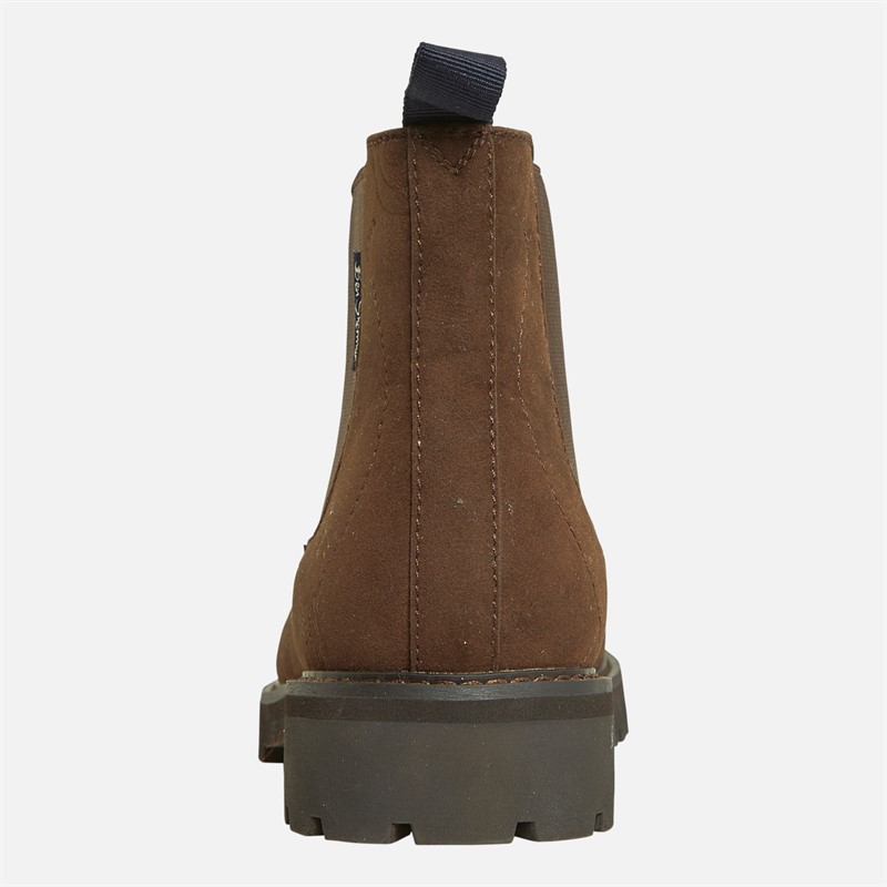 Ben Sherman Mens Chesterley Chelsea Boots Brown IMI Suede