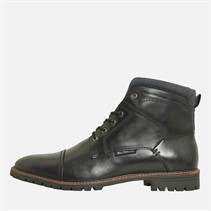 Ben Sherman Mens Prince Toe Cap Boots Black