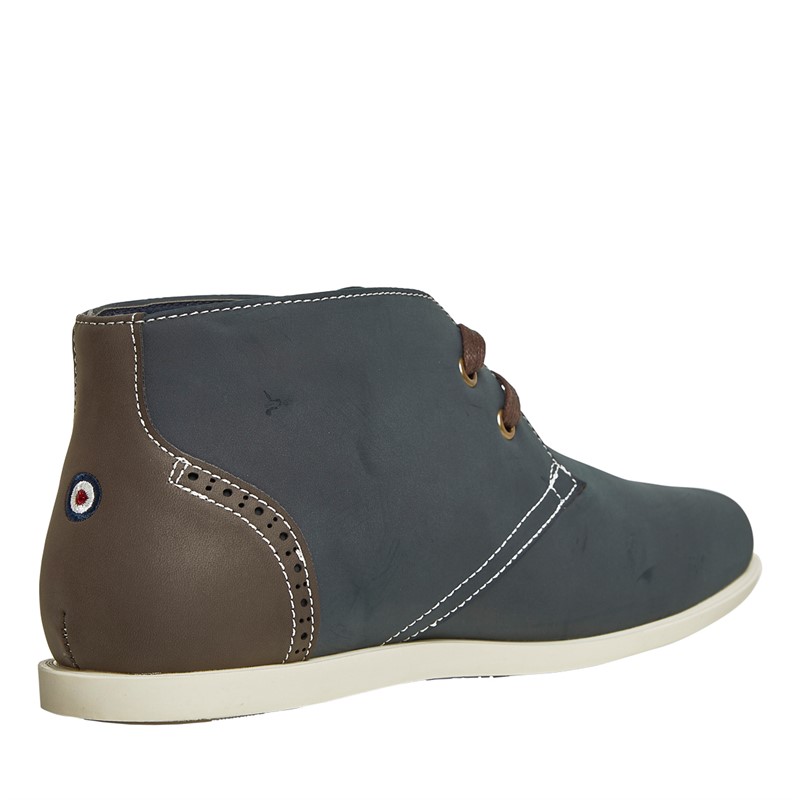 Ben Sherman Mens Sargasso Chukka Boots Navy/Brown