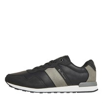 Ben Sherman Heren Owen Retro Sneakers Zwart/Grijs