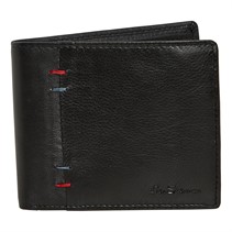 Ben Sherman Mens Irvine Bi Fold Wallet Black