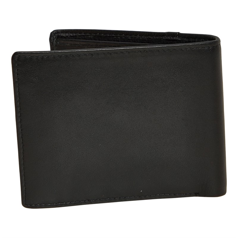 Ben Sherman Mens Irvine Bi Fold Wallet Black