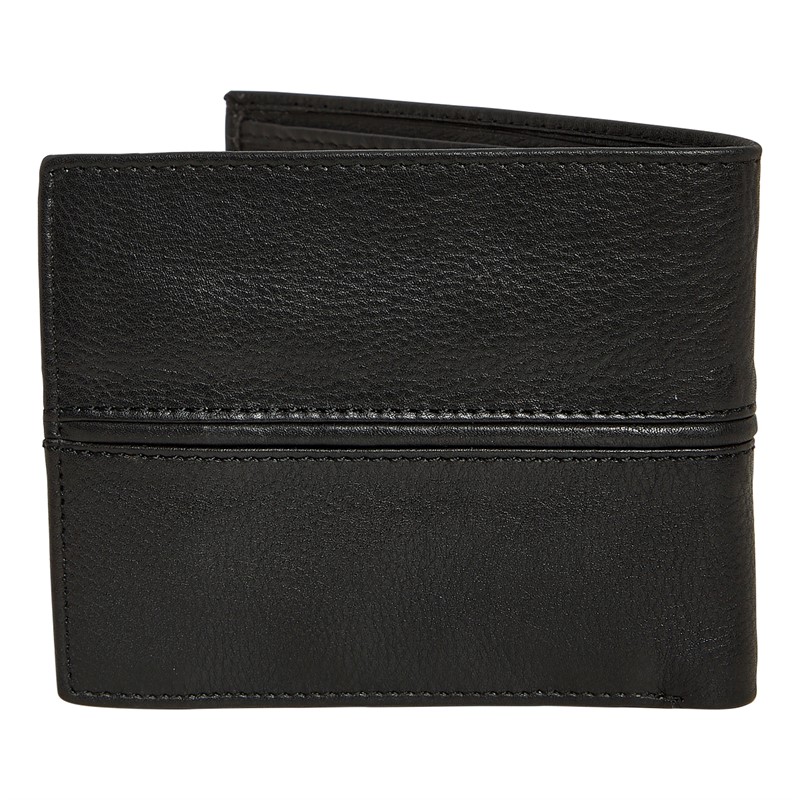 Ben Sherman Mens Freeman Bill Fold Wallet Black