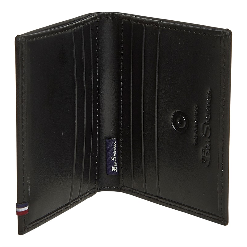 Ben Sherman Mens Classic Micro Wallet Black