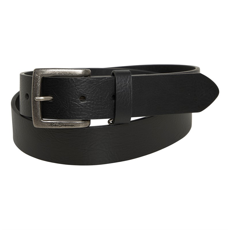 Ben Sherman Mens Oliver Belt Black