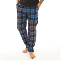 Ben Sherman Mens Odin Woven Lounge Pants Black/Blue Check