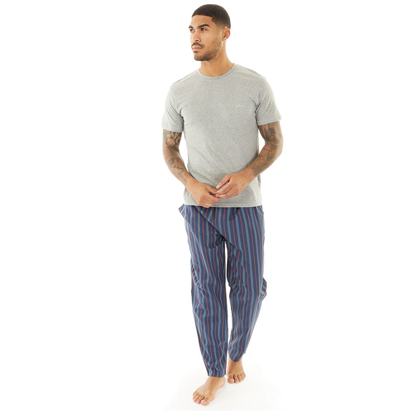 Ben Sherman Mens Loungewear Set Grey Otto