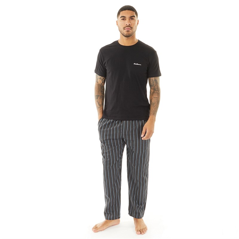 Ben Sherman Mens Loungewear Set Black Otto