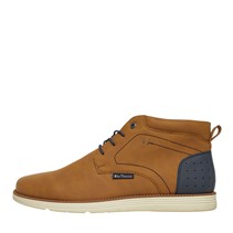 Ben Sherman Mens Domingo Chukka Boots Tan/Navy