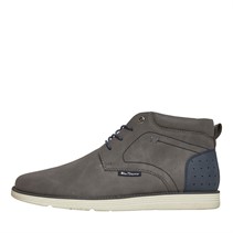 Ben Sherman Mens Domingo Chukka Boots Grey/Navy