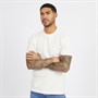 Ben Sherman Mens Chequerboard Textured T-Shirt Ivory