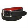 Ben Sherman Mens Colins Centre Bar Belt Black
