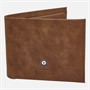 Ben Sherman Mens Target Bi Fold Wallet Tan
