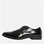 Ben Sherman Mens Derek Derby Shoes Black Shine