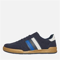 Ben Sherman Mens Sokka Stripe Trainers Navy/White/Blue