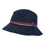 Ben Sherman Mens Mod Stripe Water Resistant Bucket Hat Navy