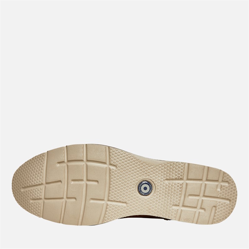 Ben Sherman Mens Hampton Brogue Shoes Tan