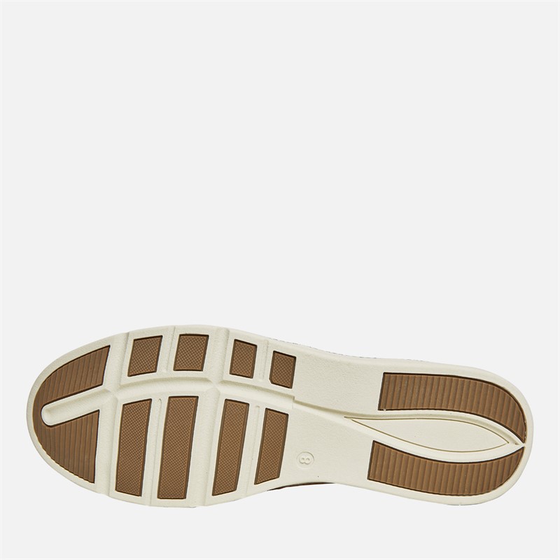 Ben Sherman Mens Havana Slip On Shoes Tan/Navy