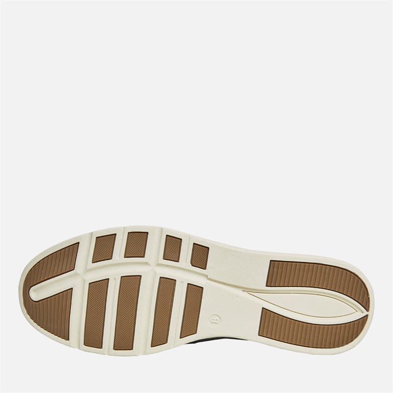 Ben Sherman Mens Havana Slip On Shoes Navy/Tan