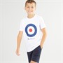 Ben Sherman Boys Graphic T-Shirt And Shorts Co-Ord Set White