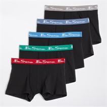 Ben Sherman Boys Ben Sherman Five Pack Trunks Black