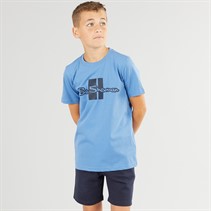 Ben Sherman Boys Graphic T-Shirt And Shorts Co-Ord Set Campanula