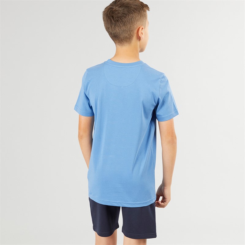Ben Sherman Boys Graphic T-Shirt And Shorts Co-Ord Set Campanula