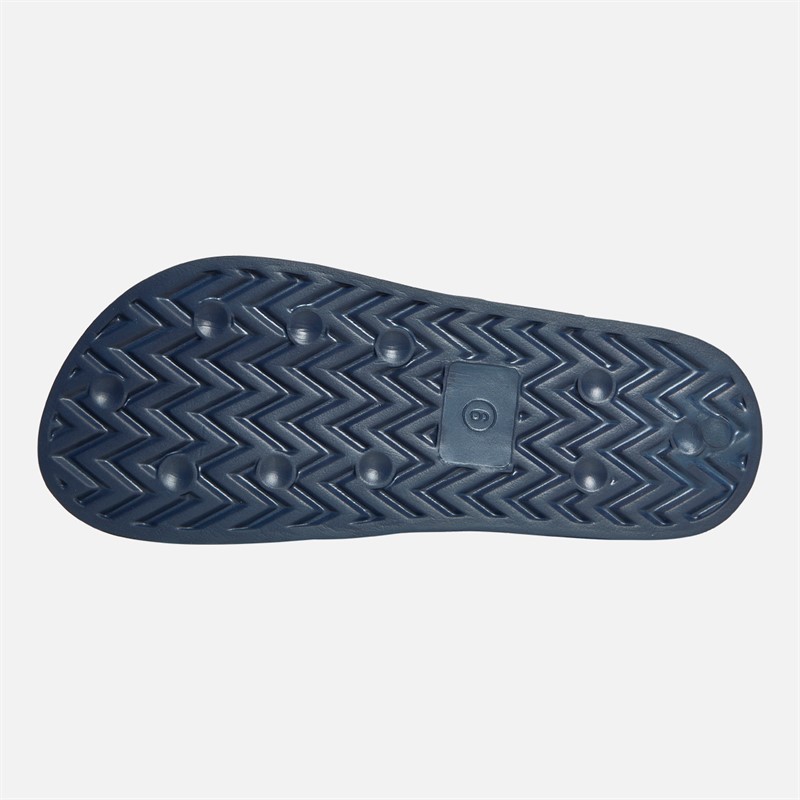 Ben Sherman Mens Colwell Sliders Navy House Stripe