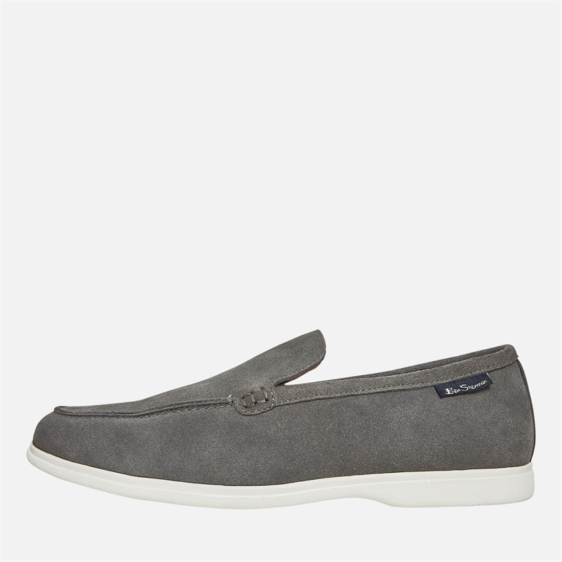 Ben Sherman Mens Amarillo Loafers Grey Suede - Size 11