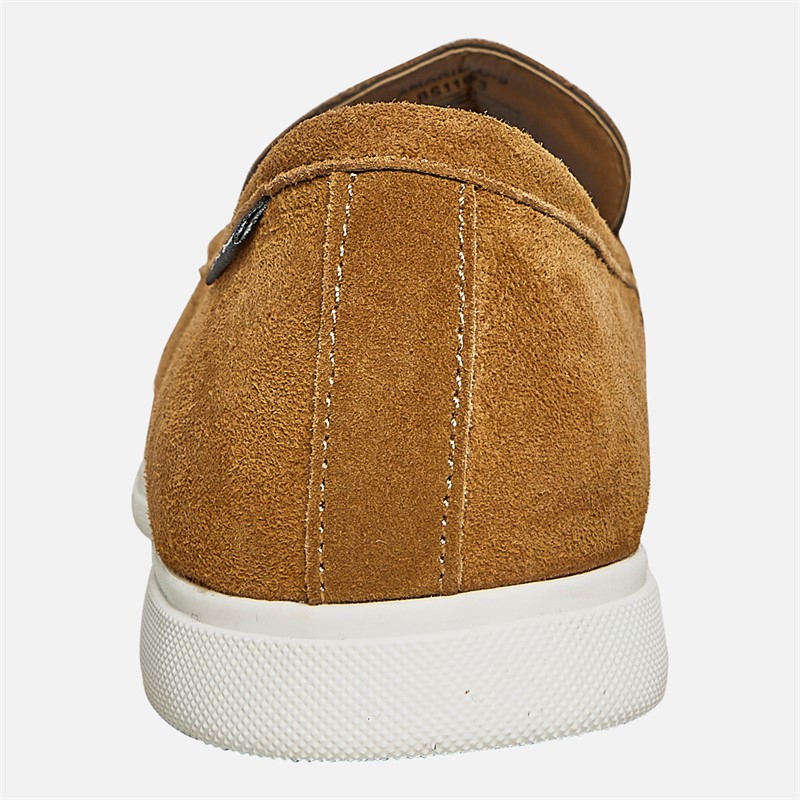 Ben Sherman Mens Amarillo Loafers Tan Suede
