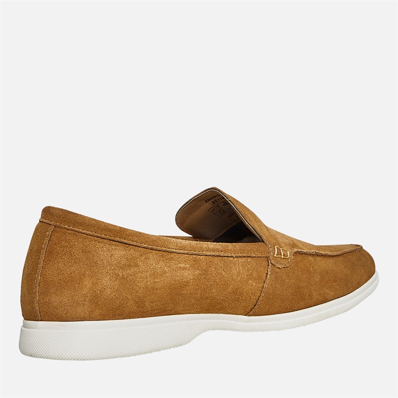 Ben Sherman Mens Amarillo Loafers Tan Suede