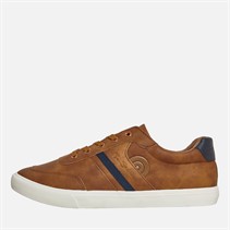 Ben Sherman Mens Scooper Stripe Trainers Tan PU