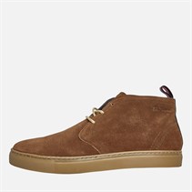 Ben Sherman Mens Parka Chukka Boots Brown Suede