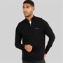 Ben Sherman Mens 1/4 Zip Funnel Neck Jumper Black