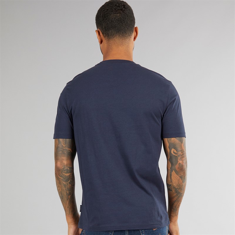 Ben Sherman Mens Portable Radio Target T-Shirt Dark Navy