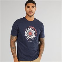 Ben Sherman Mens Motion Target T-Shirt Dark Navy