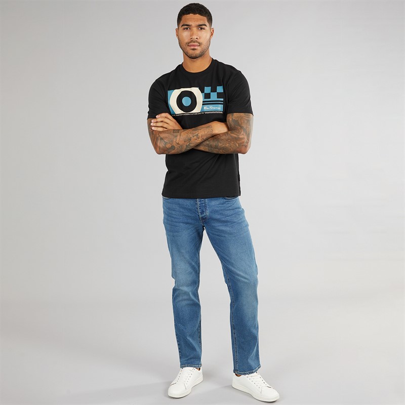 Ben Sherman Mens Knock Out T-Shirt Black
