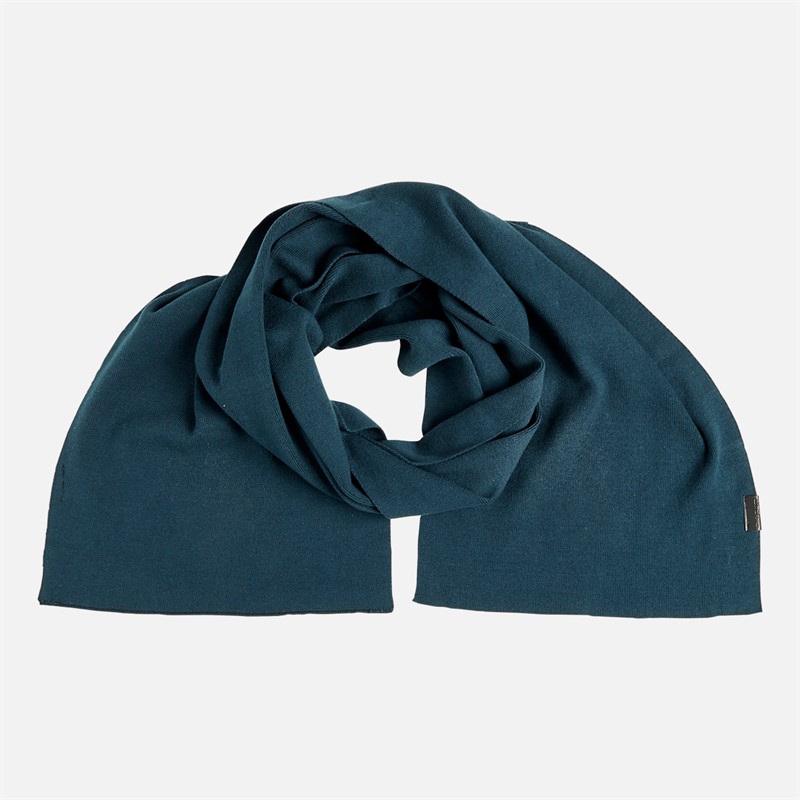 Ben Sherman Mens Fareham Beanie And Scarf Set Petrol
