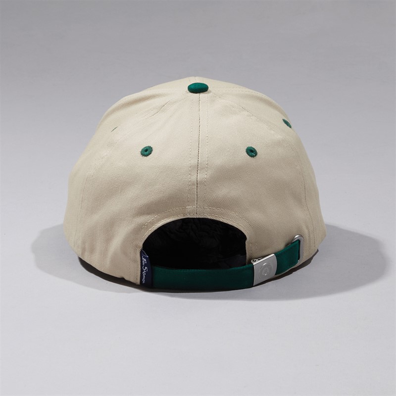 Ben Sherman Varsity Baseball Cap Fog/Forest Green Fog & Forest Green