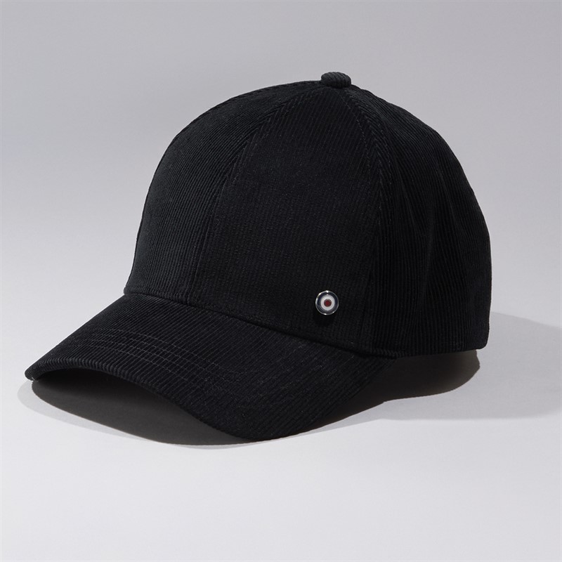 Ben Sherman Mens Havant Cord Cap Black