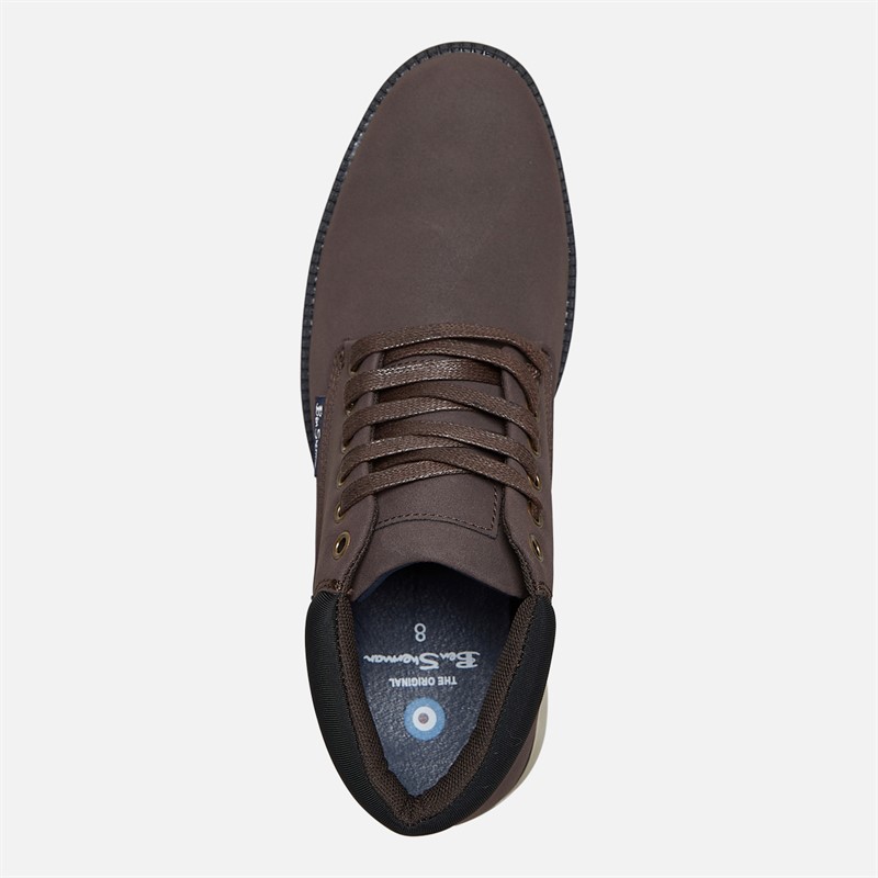 Ben Sherman Herren Carlton Chukka Stiefel Braun / Schwarz