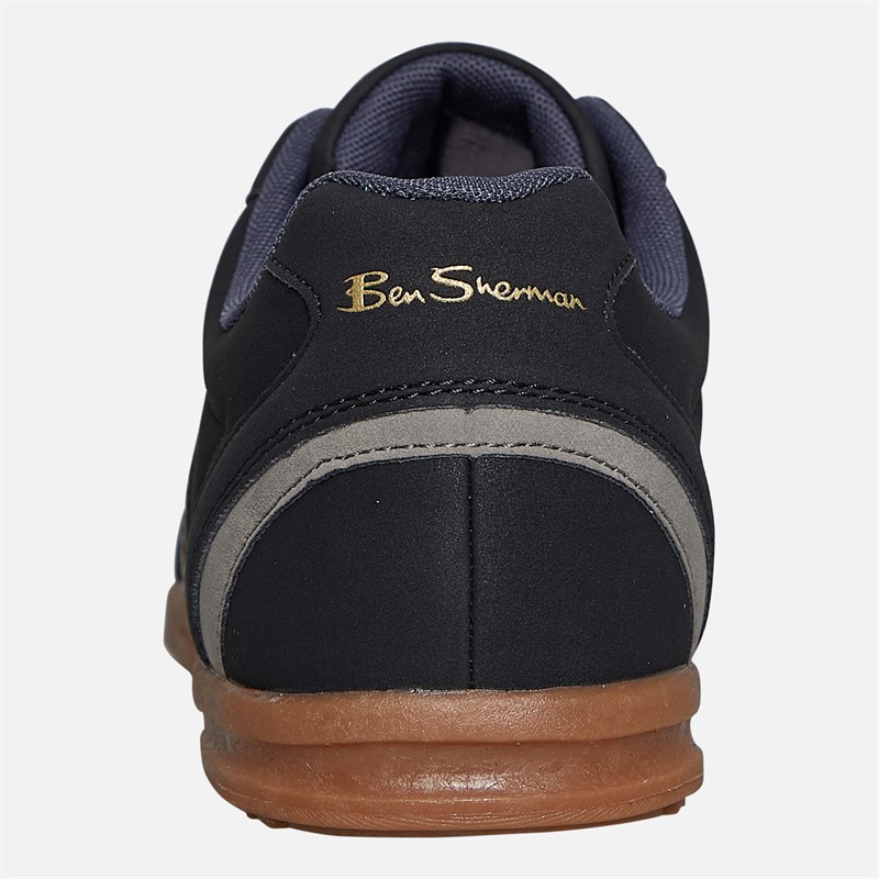 Ben Sherman Herren Keeler Sportschuhe Schwarz / Grau